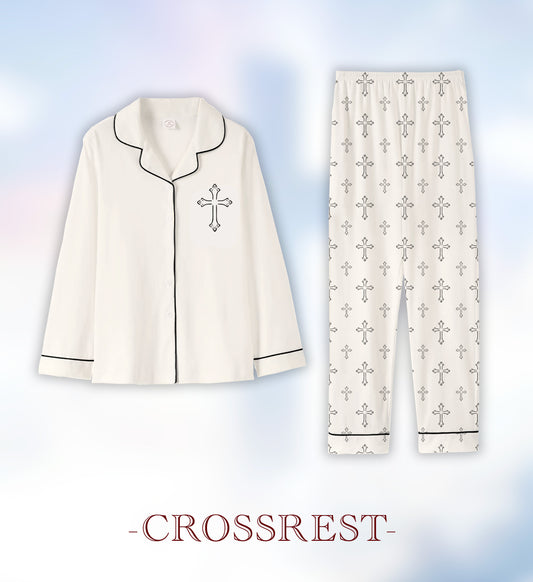 Crossrest Cross Blessing Cotton Pajama Set