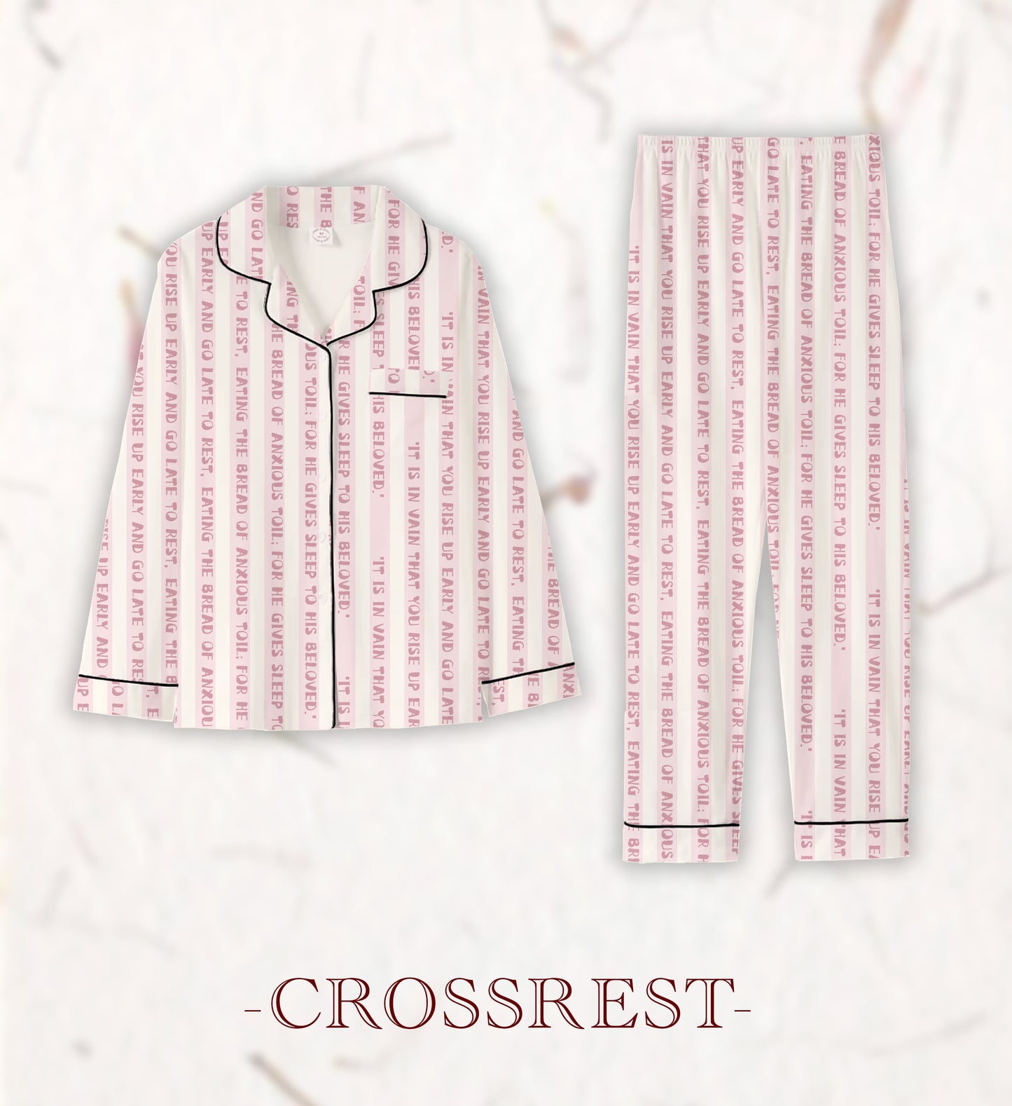 Corssrest Bible Verse Cotton Pajama Set