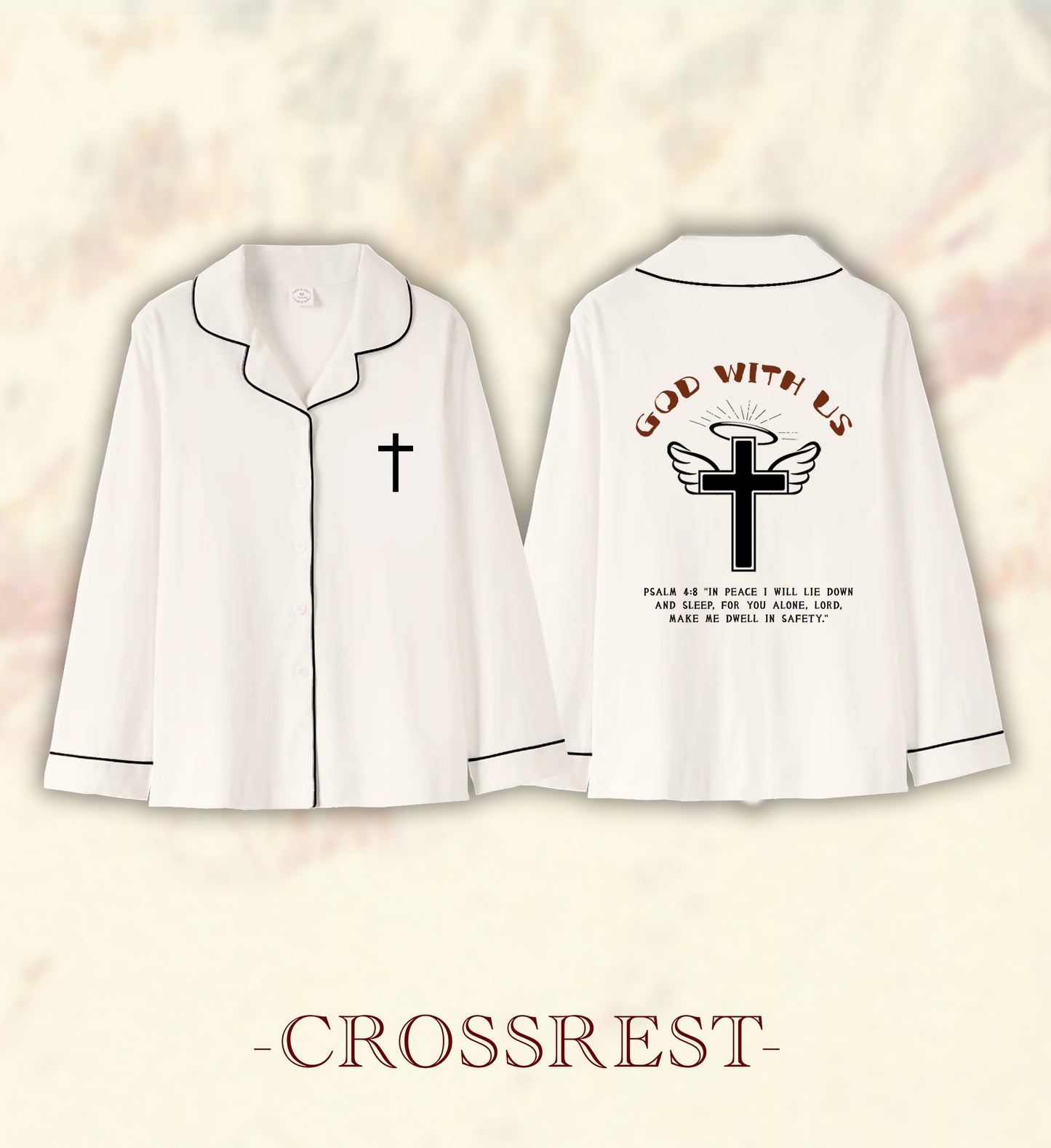 Crossrest God With Us Cotton Pajamas