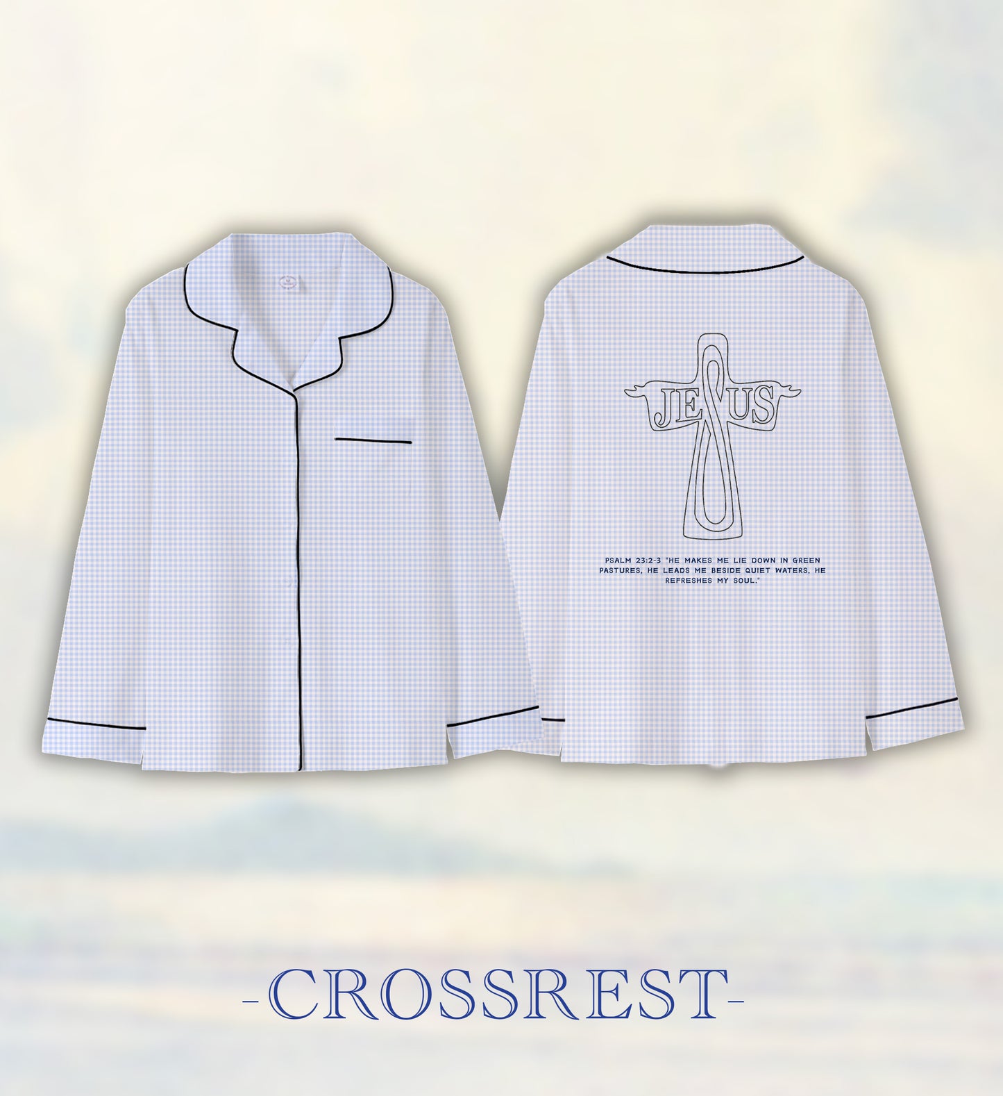 Crossrest Jesus Long Sleeve Cotton Top